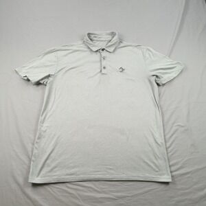 Anderson Ord Shirt Mens Large Gray Performance Stretch Logo Casual